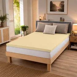BettwarenShop Topper Spannbettlaken Ultra Stretch 200x220 cm | sand - beige
