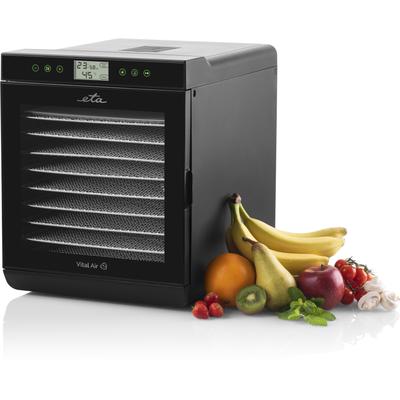 ETA Dörrautomat "Vital Air II, ETA230290000", schwarz, B:34,5cm H:45cm T:42,5cm, Dörrautomaten, Airflow Technologie, 35-70 Temperatur, 24h Warmhaltefunktion