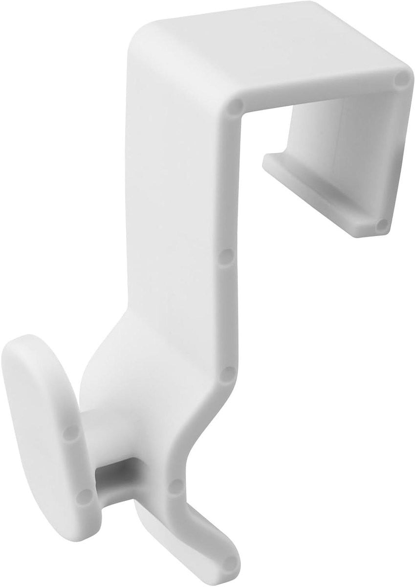 Wit Decoratieve Raamhaken voor Lijmvrij Monteren - 17 mm