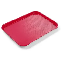 Hendi Serviertablett, 265x345x20 mm, rot