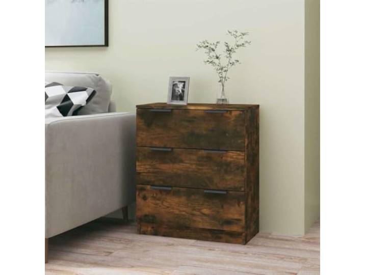 HEFZGDB Klassisches Sideboard aus Holzwerkstoff mit Stauraum, Weißes Sideboard mit DREI Schubladen für Wohnzimmer, Zeitloses für Esszimmer und Flur mit glatter Oberfläche