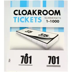 Holland Bingo, Heft + Block, Doppelnummern Serie 1-1000 (10 x 4 cm, Blanko)