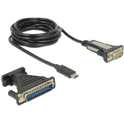 Delock Adapter USB TypeC zu Seriell (1.80 m, Industriekabel), Schnittstellenkabel