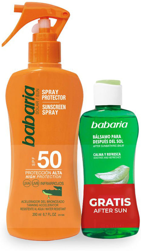 Babaria Ensemble de 2 pièces Solar Aloe SPF50