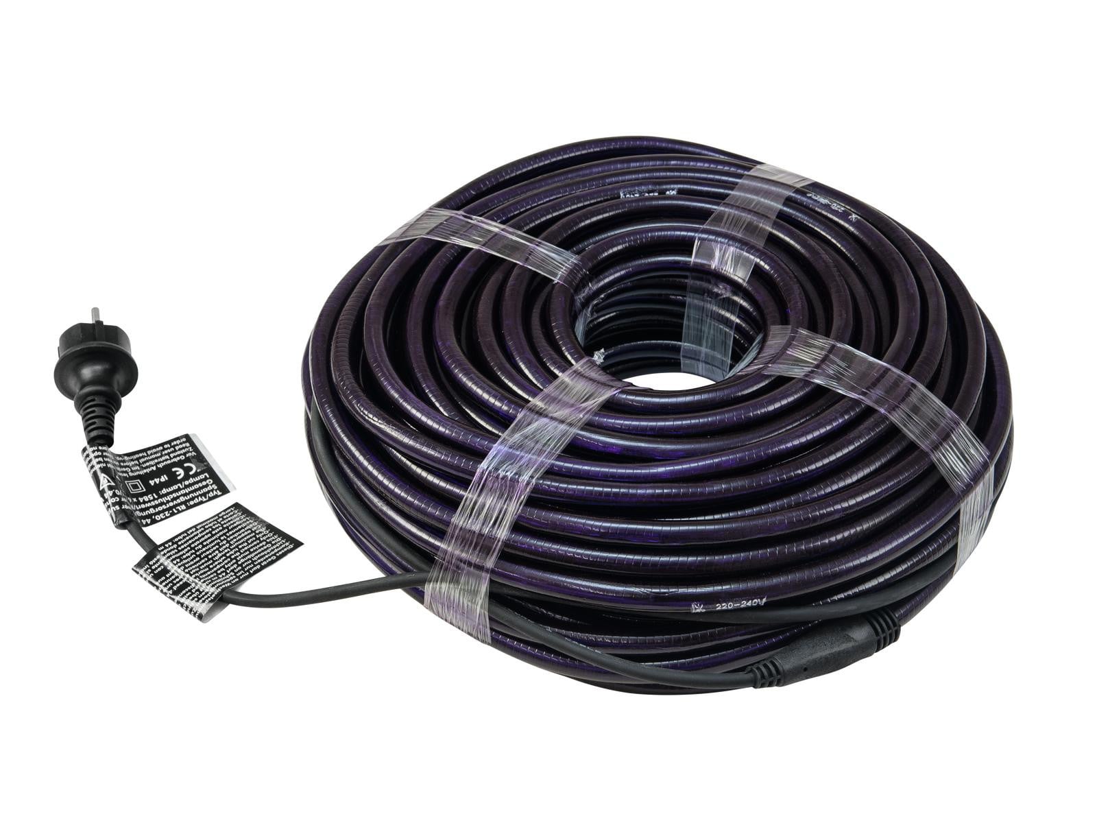 Eurolite Rubberlight RL1-230V paarse ledstrip 44 meter