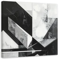 LEINWANDBILD 3D und geometrisch 30x30cm