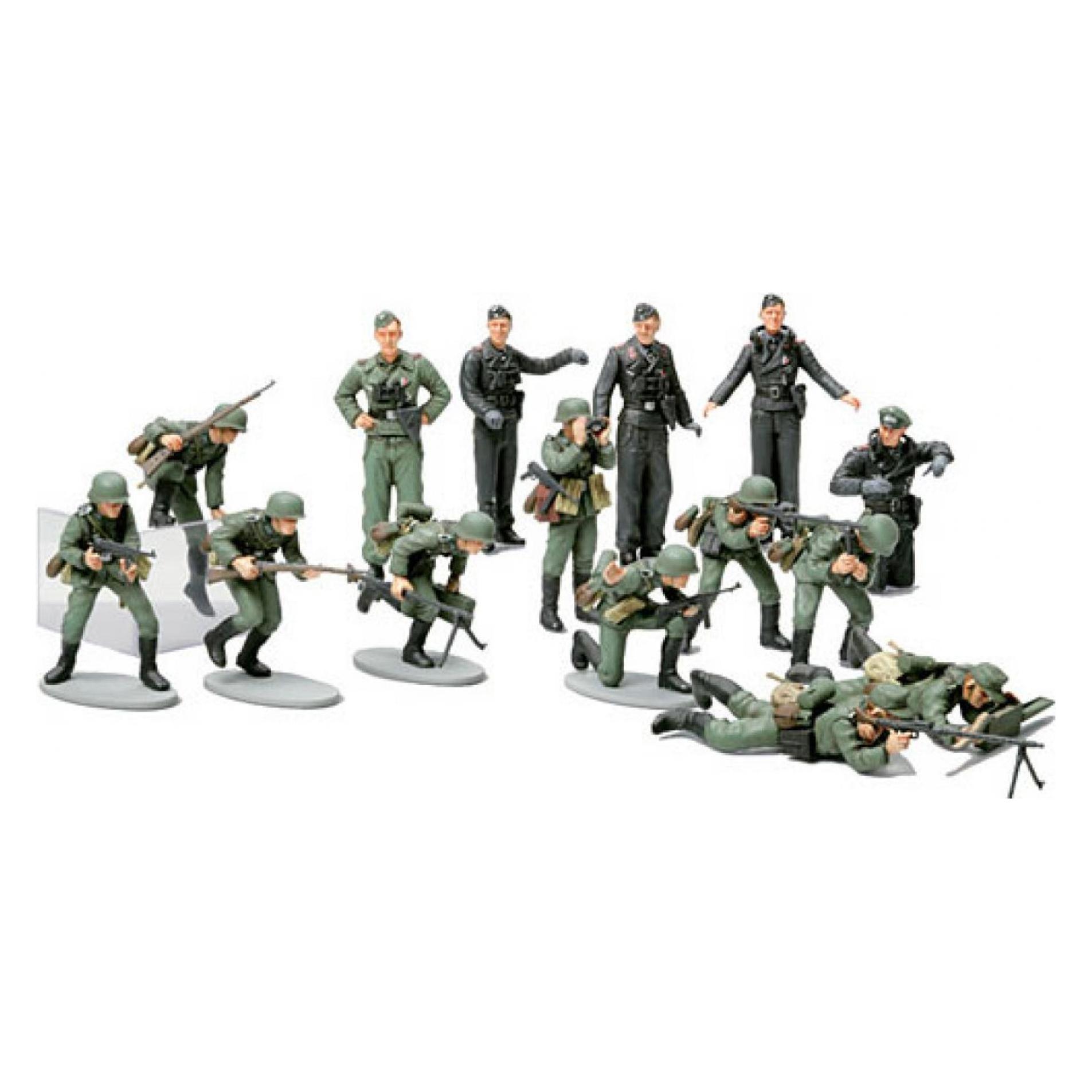 Tamiya 1:48 WWII Figuren-Set Dt.Infanterie (15) (300032512)