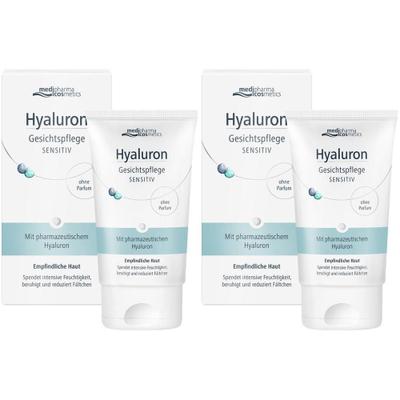 Hyaluron Gesichtspflege sensitive Creme 2x 2x50 ml