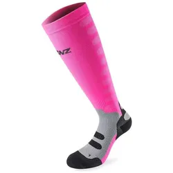 Lenz, Unisex, Sportsocken, Compression (S), Schwarz, Grau, Pink
