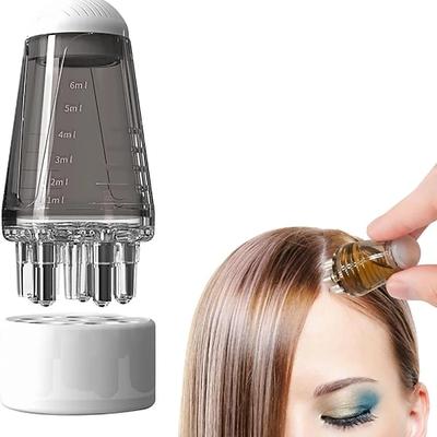 Kopfhaut-Applikator-Massagekamm für ätherische Öle, Spender für flüssiges Haarserum, Anti-Haarausfall-Kopfhautpflege-Tool, tragbares Mini-Massagegerät für Haarwachstum