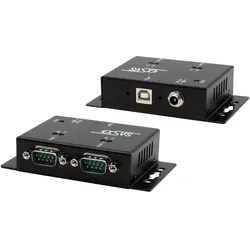 Exsys EX-1332HMV, USB2.0 zu 2xSeriell RS232, Data Converter