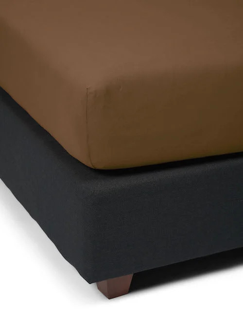 Essenza The Perfect Organic Jersey Hoeslaken Cafe Noir voor volwassenen