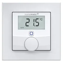 Homematic IP Smart Home Starter Set Raumklima mit Access Point 2, 4 Heizkörperthermostaten, Wandther, Thermostat