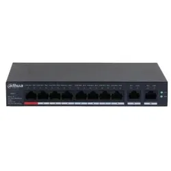 Dahua SWITCH CS4010-8GT-110 (10 Ports), Netzwerk Switch, Schwarz