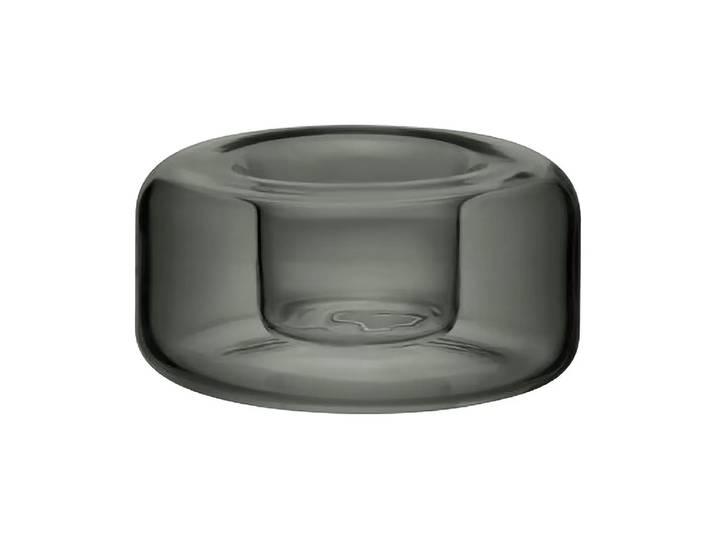 Kosta Boda Photophore Happy 4,7 cm Anthracite