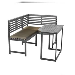 Merxx Kissen für Eckbank, 100 x 46 x 5 cm, Grau