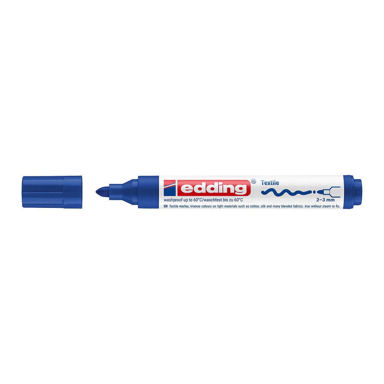 edding 4500 Textilmarker blau 2,0 - 3,0 mm, 1 St.