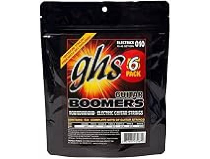 GHS GBL-5 Jeu de 6 cordes pour guitare Light Boomers 10 - 46 (paquet de 6)