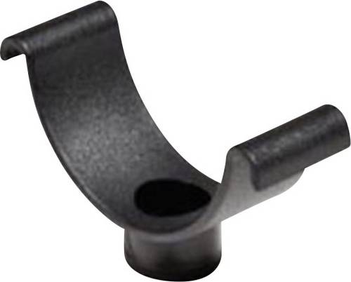 HellermannTyton C1-N66-BK-C1 Befestigungsschelle schraubbar 201-10010 Bündel-Ø-Bereich 6mm (max) Schwarz