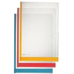 Leitz 6er-Pack Sichthüllen »Desk-Free 4080« (3 Farben) mehrfarbig, 22.8x34 cm