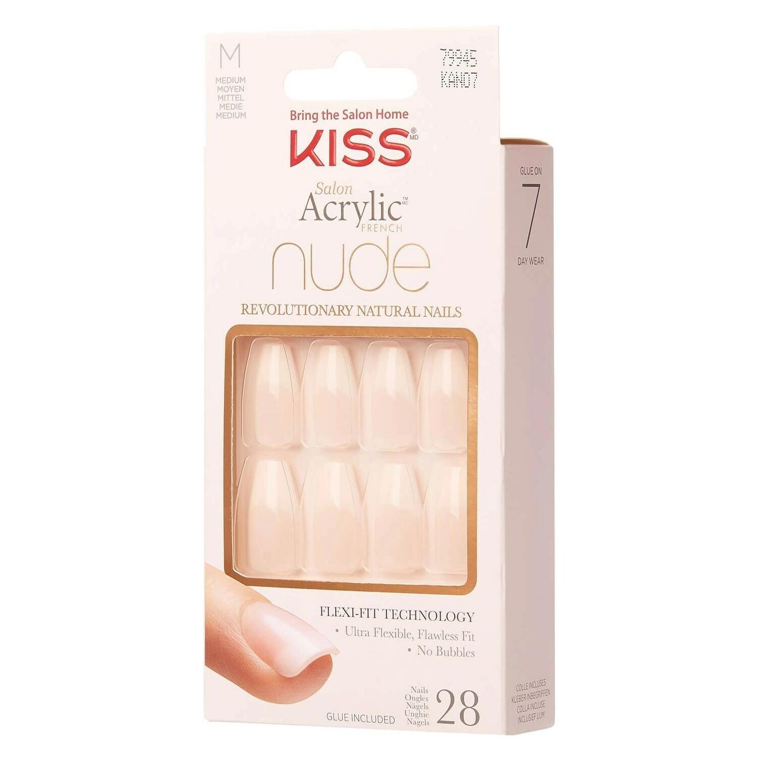 KISS Nude (Kunstnägel, Nude, Weiss) (731509799453)