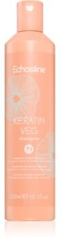 Echosline Keratin veg Shampoo champôi nutritivo para a reconstrução e fortalecimento do cabelo com aminoácidos 300 ml. Keratin veg Shampoo