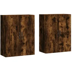 vidaXL, Kommode + Sideboard, Faleno (Schwarzes Blatt) (69.50 x 34 x 90 cm)