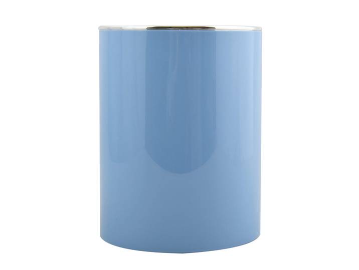 MSV Schwingdeckeleimer Kamaka, Pastellblau, Kunststoff, 6 l, 19x24.2x19 cm, Haushalt & Reinigung, Reinigung, Mülleimer & Abfallsammler