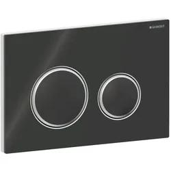Geberit Sigma 50 Round Betätigungsplatte 115884SJ1 schwarz, für 2-Mengen Spülung