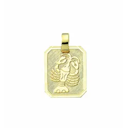 Sternzeichenanhänger ADELIA ́S "Sternzeichen Anhänger Krebs 333 Gold ( 8K )", gold, Schmuckanhänger, Damen, Krebs, Gold, Goldanhänger Krebs