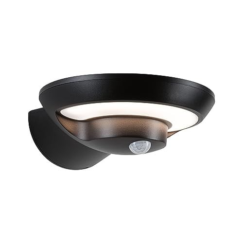 Paulmann Bordola Solar LED Buitenwandlamp met Bewegingsmelder en Schemersensor, Grijs