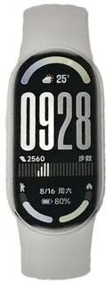 Uplifted Goods Smart Fitness Band With AMOLED Display And 5ATM Water Resistance silver