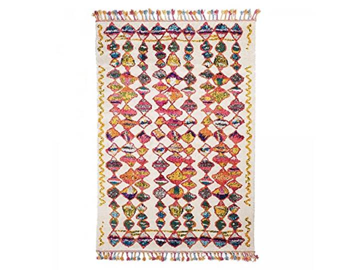 UnAmourDeTapis Tapis Berbère Style\, 80 X 150 Cm\, Motif Berbère\, Multicolore\, Poils Ras Tissé\, Idéal Chambre\, Salon\, Couloir\, Compatible Chauffage Sol\, 3514
