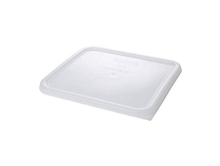 Rubbermaid Commerciële Producten FG652300WHT_1, Plastic Voedsel Opslag Container Deksel, Vierkant, Wit, 11,4 L