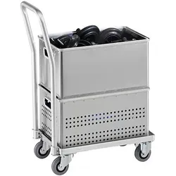 kaiserkraft, Transportwagen, Alu-Fahrgestell, Ladehöhe 150 mm (150 kg)