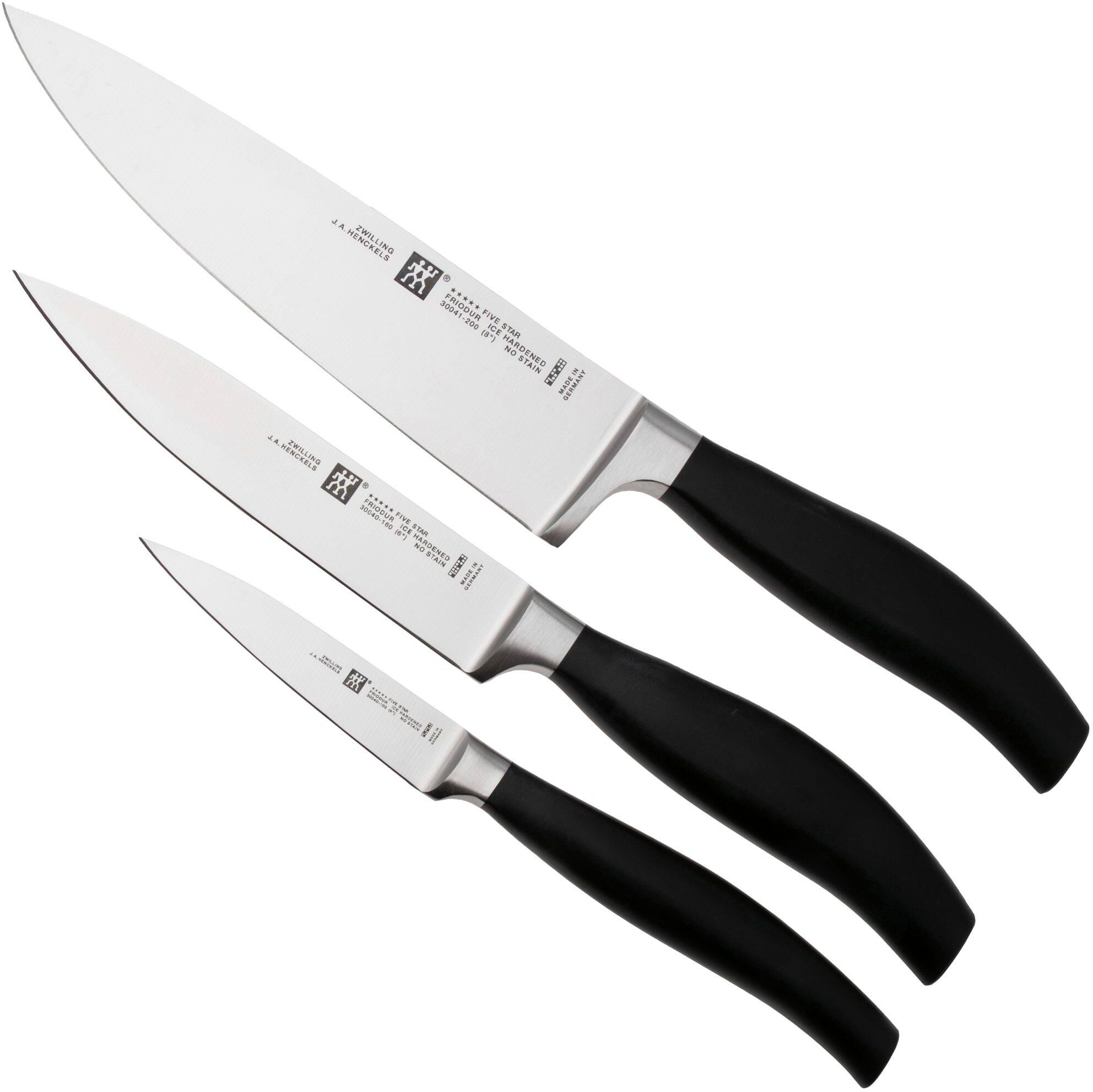 Zestaw noży Zwilling J.A. Henckels 1001283 Five Star, 3-częściowy