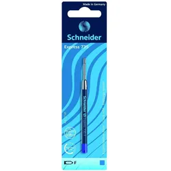 Schneider, Ersatzpatronen + Tintenfass, Kugelschreibermine (Blau, 1 Stk.)
