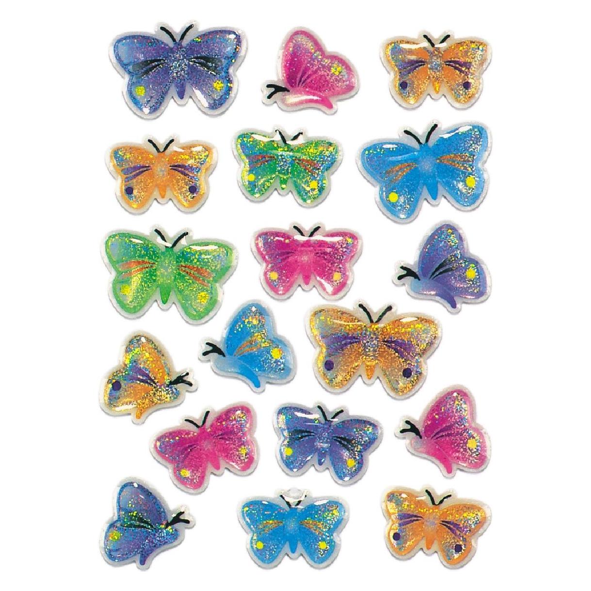 Herma Sticker MAGIC Schmetterlinge Stone (18 Sticker) (5251)