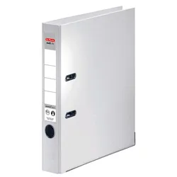 herlitz Ordner Rückenbreite 5 cm DIN A4 Kunststoff weiß