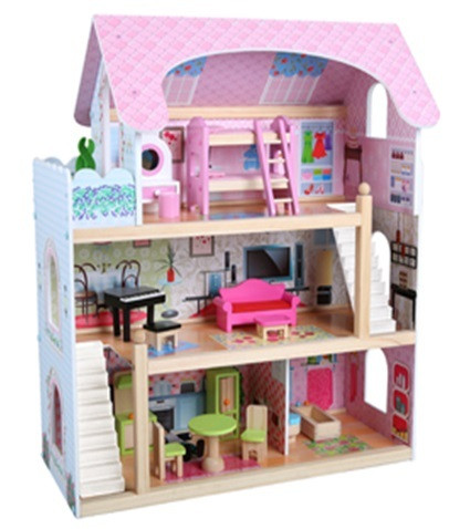 BABU Poppenhuis met 16 stuks