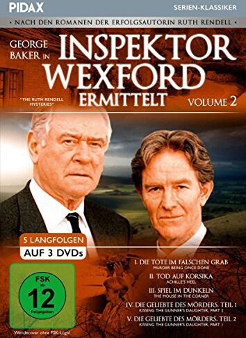 George Baker - Inspektor Wexford ermittelt, Vol. 2 (The Ruth Rendell Mysteries) / Weitere fünf spannende Langfolgen der legendären Krimiserie nach den Romanen von Ruth Rendell (Pidax Serien-Klassiker) [3 DVDs] - Preis vom 09.10.2026 07:28:09 h