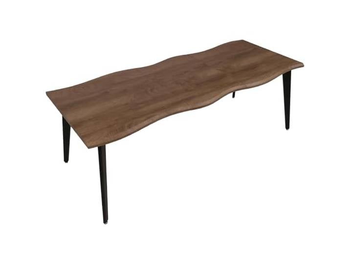 Mendler Esszimmertisch HWC-O60 160-220cm MDF - helle Eiche-Optik Ausziehtisch, Esstisch, Eisen, ausziehbar