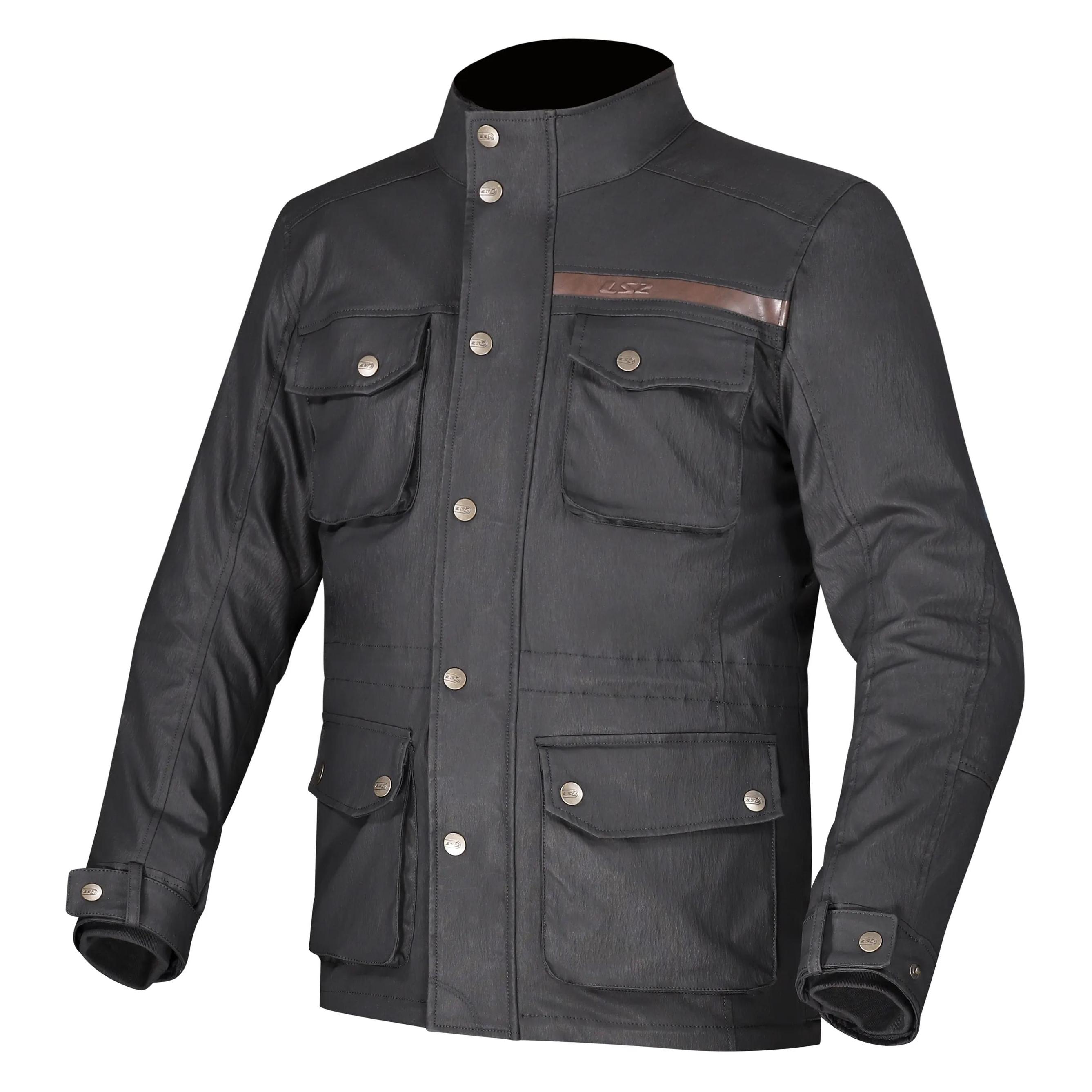 LS2 Jacke Liberty Herren Schwarz Gr. M (64310W0112M)
