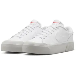NIKE Court Legacy Lift Plateau Sneaker Damen 108 - white/photon dust-picante red 38.5