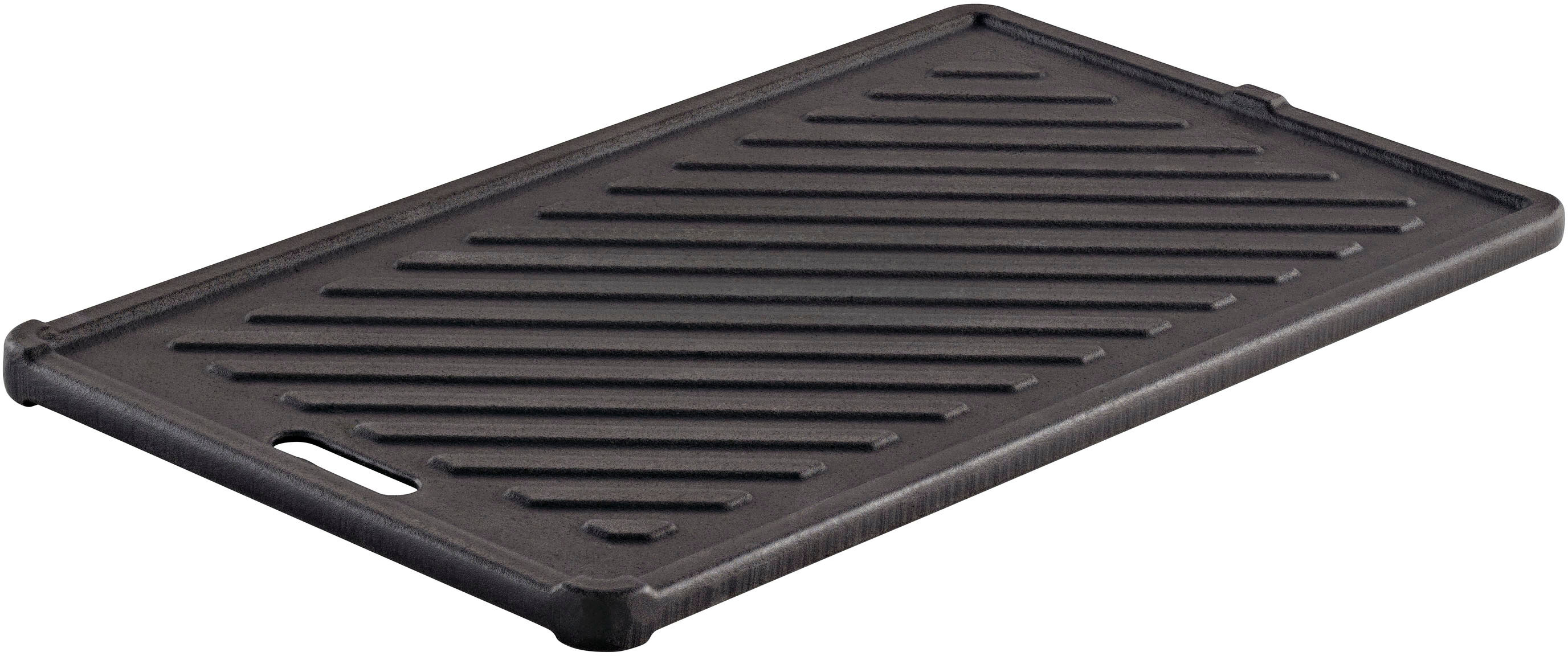 Grillplatte RÖSLE "VIDERO G2-P", schwarz, B:19,5cm H:4,5cm L:32,5cm, Gusseisen, Grillroste, Grillplatte, optimales Grillbranding schwarz B/H/L: 19,5cm x 4,5cm x 32,5cm