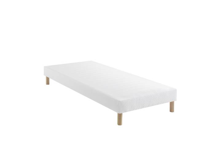 Sommier tapissier blanc 15 cm Constellation - SOMEO 120x190
