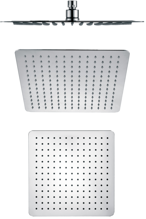 Bravat Kopfbrause 3590627 eckig, chrom