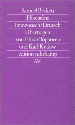 Samuel Beckett - Flötentöne (edition suhrkamp) - Preis vom 09.10.2026 07:28:09 h