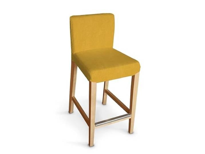 Dekoria Housse pour Tabouret Henriksdal IKEA – Moutarde