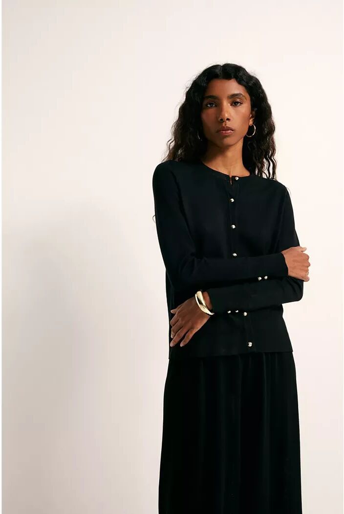 Sfera - Cardigan, für Damen, Black, Größe L